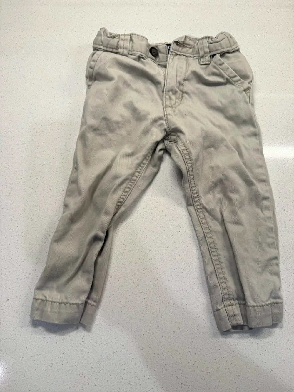 OshKosh B'gosh Light Beige Twill Kids Pants